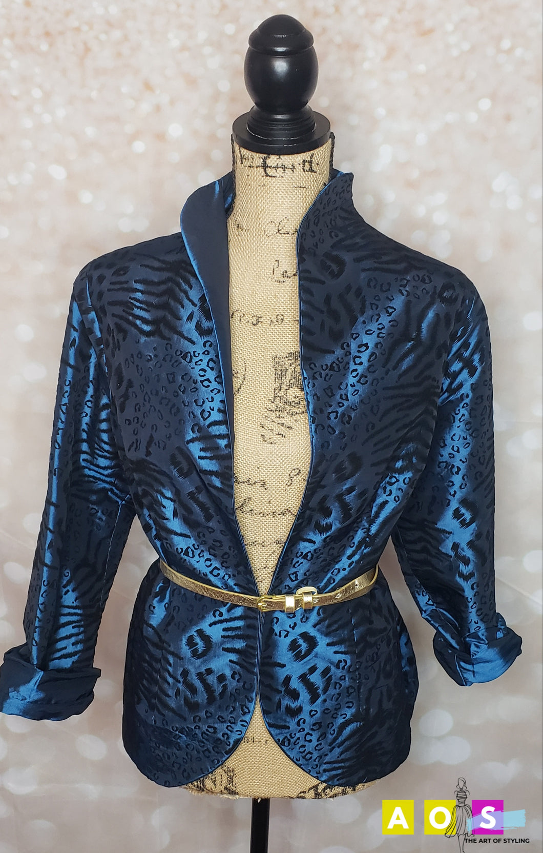 Metallic Leopard Jacket